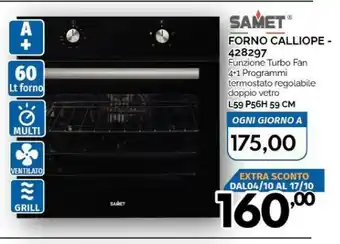 Orizzonte Samet Forno Calliope - 428297 offerta