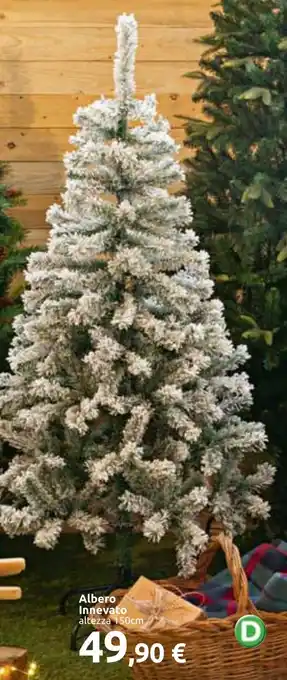 Carrefour Albero Innevato altezza 150cm offerta