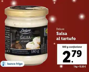 Lidl Deluxe Salsa al tartufo 180 g confezione offerta