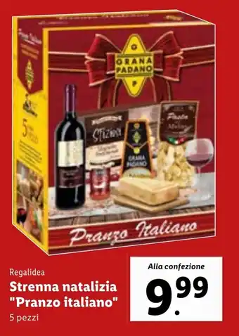 Lidl Regalidea Strenna natalizia "Pranzo italiano" offerta