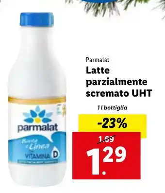Parmalat Latte parzialmente scremato UHT 1 l bottiglia
