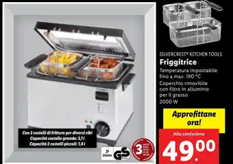Lidl SILVERCREST KITCHEN TOOLS Friggitrice offerta