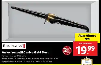Lidl REMINGTON Arricciacapelli Conico Gold Dust offerta