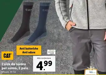 Lidl Calze da lavoro per uomo, 2 paia offerta
