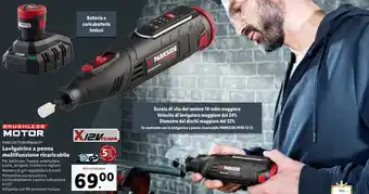Lidl PARKSIDE PERFORMANCE Levigatrice a penna multifunzione ricaricabile offerta