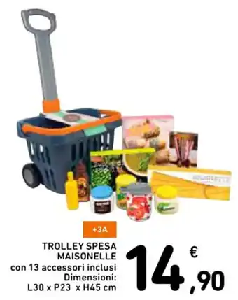 Spazio Conad TROLLEY SPESA MAISONELLE offerta