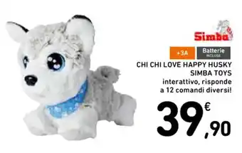 Spazio Conad CHI CHI LOVE HAPPY HUSKY SIMBA TOYS offerta