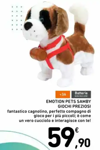 Spazio Conad EMOTION PETS SAMBY GIOCHI PREZIOSI offerta