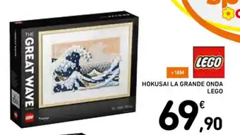 HOKUSAI LA GRANDE ONDA LEGO