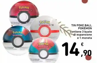 Spazio Conad TIN POKE BALL POKÉMON offerta