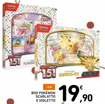 Spazio Conad BOX POKÉMON SCARLATTO E VIOLETTO offerta
