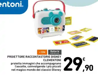 Spazio Conad PROIETTORE RACCONTASTORIE DISNEY CLEMENTONI offerta