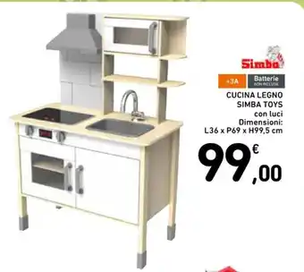 Spazio Conad CUCINA LEGNO SIMBA TOYS offerta