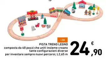 Spazio Conad PISTA TRENO LEGNO offerta
