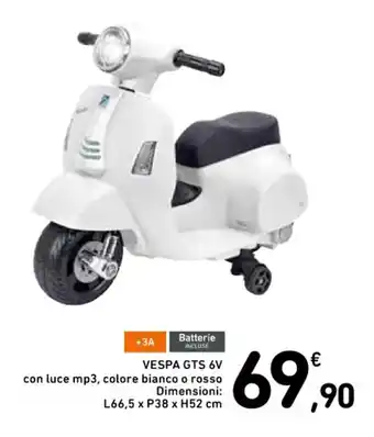 Spazio Conad VESPA GTS 6V offerta