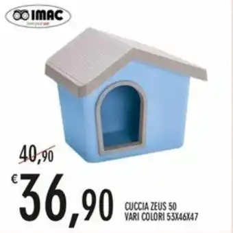 CUCCIA ZEUS 50 VARI COLORI 53X46X47