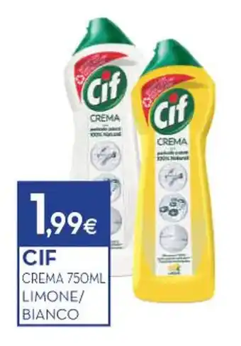 Proshop CIF CREMA 750ML LIMONE/ BIANCO offerta