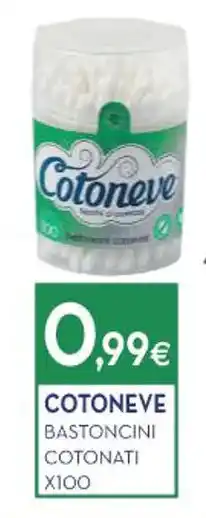 Proshop COTONEVE BASTONCINI COTONATI X100 offerta