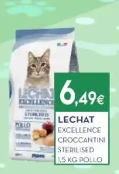 LECHAT EXCELLENCE CROCCANTINI STERILISED 1,5 KG POLLO