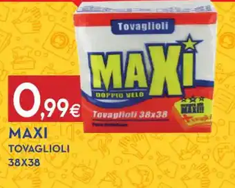 Proshop MAXI TOVAGLIOLI 38X38 offerta