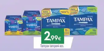 Tampax tamponi ass.
