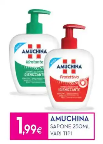 Proshop AMUCHINA SAPONE 250ML VARI TIPI offerta