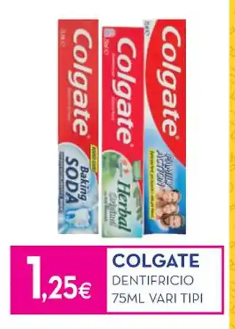Proshop COLGATE DENTIFRICIO 75ML VARI TIPI offerta
