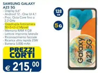 Esselunga SAMSUNG GALAXY A23 5G offerta