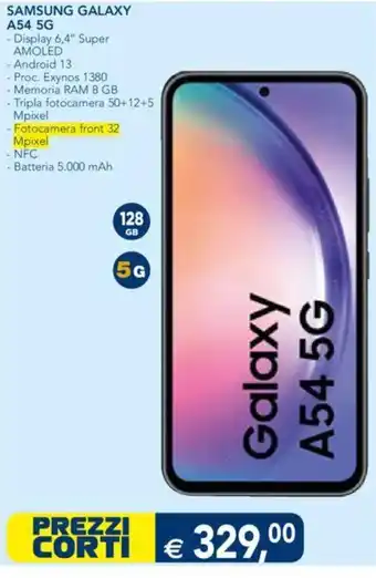 Esselunga SAMSUNG GALAXY A54 5G offerta