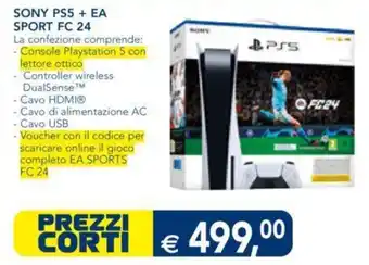 Esselunga SONY PS5 + EA SPORT FC 24 offerta
