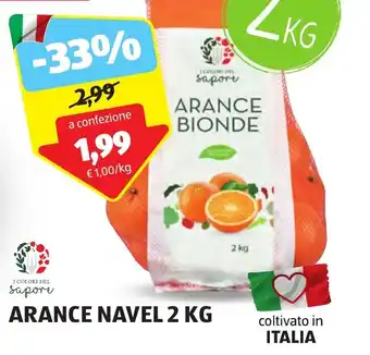 ALDI ARANCE NAVEL 2 KG offerta