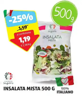 ALDI INSALATA MISTA 500 G offerta