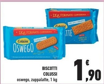 Conad Colussi Biscotti offerta