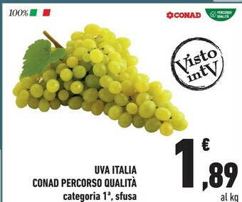 Conad Conad Uva Italia Percorso Qualita offerta