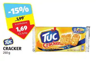 ALDI TUC CRACKER 250 g offerta