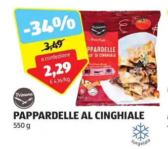 Primana PAPPARDELLE AL CINGHIALE 550 g
