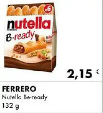 Iper Tosano FERRERO Nutella Be-ready 132g offerta