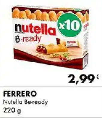 FERRERO Nutella Be-ready 220 g
