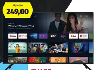 ALDI SHARP SMART TV 40" offerta