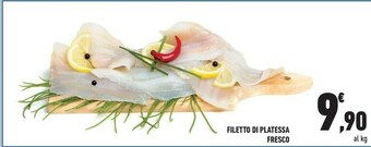 Conad Filetto Di Platessa Fresco offerta