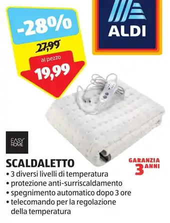ALDI EASY HOME SCALDALETTO offerta