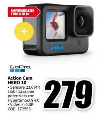 MediaWorld GoPro. Action Cam HERO 10 offerta