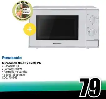 MediaWorld Panasonic Microonde NN-E22JMMEPG offerta