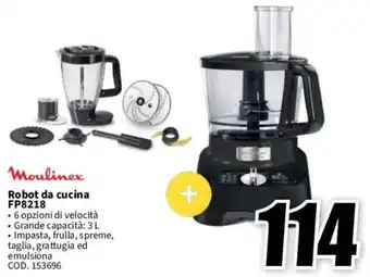 MediaWorld Moulinex Robot da cucina FP8218 offerta