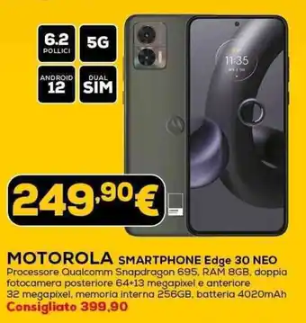 Euronics MOTOROLA SMARTPHONE Edge 30 NEO offerta