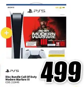 Disc Bundle Call of Duty Modern Warfare III COD. 213449