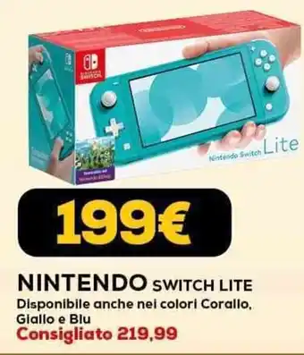 Euronics NINTENDO SWITCH LITE offerta