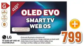 Expert LG TV OLED 48" UHD 4K OLED48C24LA offerta