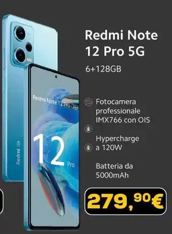 Euronics Redmi Note 12 Pro 5G offerta