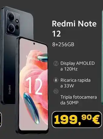 Euronics Redmi Note 12 offerta